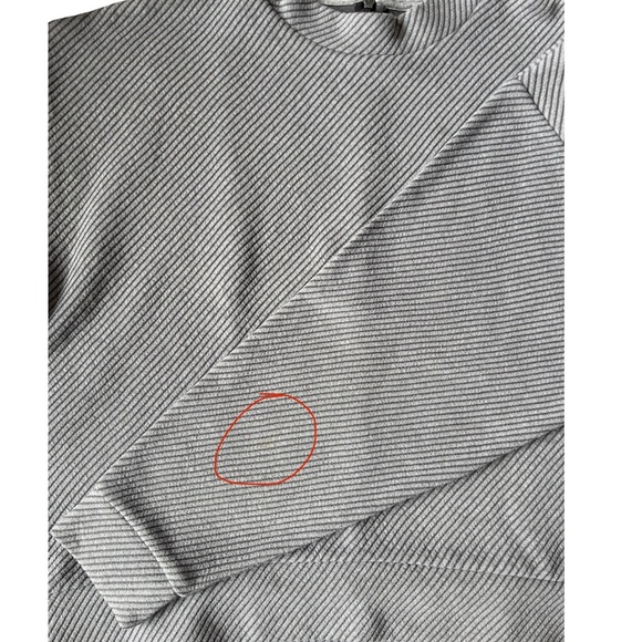 KIN BY JOHN LEWIS GRAY MOCK NECK LONG SLEEVE PULLOVER SWEATER - SIZE SMALL - Picture 9 of 10